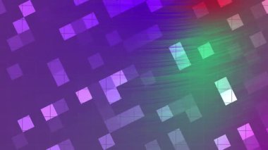 Twirls Blink Square, soyut geometrik arkaplan renkli kareler ve çizgilerle dijital tasarım, telif hakkı olmayan hisse senedi.