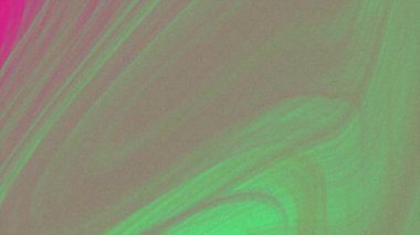 Soyut Twirl Gürültüsü, pembe ve yeşil renkli soyut akışkan sanat hareketli ve hareketli, Stock telif hakkı olmayan video.