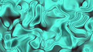 Soyut plastik, soyut akışkan sıvı deniz mavisi arkaplanı, koyu gölgeler, pürüzsüz, parlak bir görünüm, Video Stok kraliyet ailesi..
