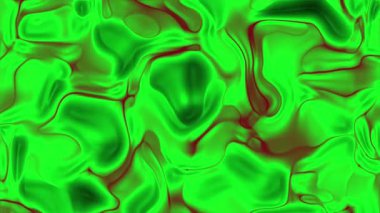 Kırmızı Damarlarla Soyut, Yeşil Akışkan Hareket Arkaplanı Eşsiz Görsel Efekt Oluşturur, Hisse senedi telif hakkı olmayan video.