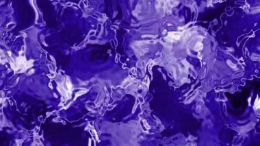 Soyut Plastik Su B, soyut hareket eden mor sıvı doku ışık yansımaları ve dalgalı akışkan hareket görselleri, Video Stok telif hakları.