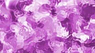 Soyut Plastik Su A, parlak yansımaları ve parıldayan ışık efektleriyle soyut akan mor sıvı, Video Stok krallığı.