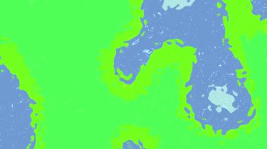 Akan ve hareket eden yeşil, mavi ve açık mavi renkli soyut animasyon arkaplan Video Stok kraliyet ailesinden.