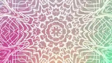 Soyut Dönen Kaleydoskop A, Soyut Kaleydoskop Mandala Model Animasyonu Yaşayan Renkler Gradyan Arkaplanı, telif hakkı olmayan hisse senedi.