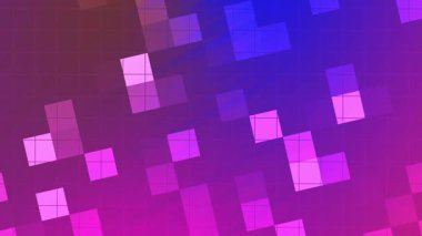 Twirls Blink Square soyut geometrik arkaplan hareketli kareler ve hareketli gradyan renk şeması, telif hakkı olmayan hisse senedi.