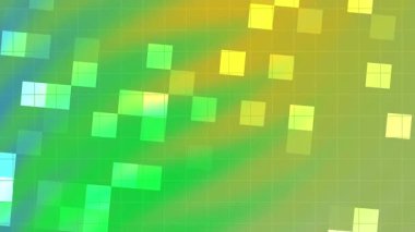 Twirls Blink Square, soyut animasyon arkaplan rengarenk arkaplan boyunca hareket eden renkli kareler, Video Stok telif hakkı.