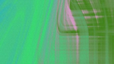 Soyut Twirl Gürültüsü, soyut yeşil ve pembe arkaplan ince akış çizgileri ve tahıllı doku animasyonu, telif hakkı olmayan hisse senedi.