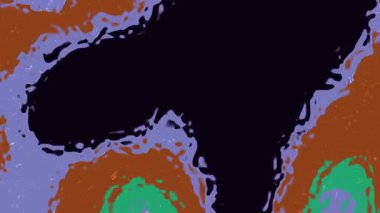 Sıvı Su C 'yi soyutlar, sıvı şekilli soyut animasyon arka plan ve ekranda hareket eden renkli dokular, telif hakkı olmayan stoklar.