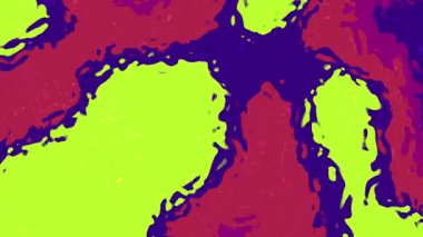 Sıvı Su B 'nin soyutlamaları, parlak renklerle soyut akışkan sanat arka planı, pürüzsüz bir döngü içinde dönüşüm ve akış, hisse senedi telif hakkı olmayan video.