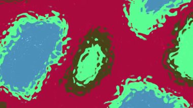 Arkaplan soyut, soyut renkli sıvı boya animasyonu dinamik şekiller ve canlı renk paleti, Video Stoku kraliyet ailesi.