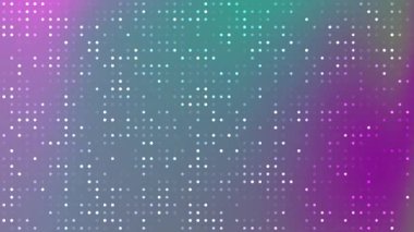 Soyut arkaplan, parlayan noktalar ve modern tasarım için canlı renk gradyanı olan soyut dijital arkaplan, Stock telif hakkı olmayan video.