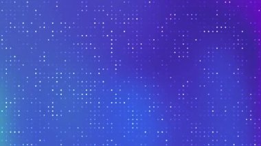 Soyut arkaplan, mavi ve mor arkaplan üzerinde ışık noktaları olan soyut arkaplan animasyonu, Stock telif hakkı olmayan video.