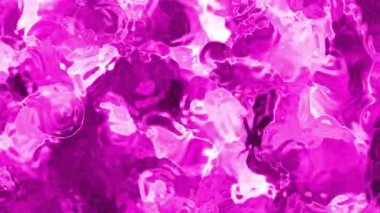 Soyut Plastik Su B, Hareketli Yansımalı Soyut Pembe Sıvı Yüzey, Kusursuz Döngü ve Dinamik Hareket, Video Stoku Krallığı.
