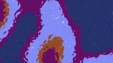 Sıvı Su C 'yi soyutlar, canlı renklerle soyut sıvı animasyon kusursuz bir döngü içinde akıyor ve şekil değiştiriyor, Video Stoku kraliyet ailesi.