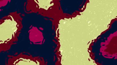 Arkaplan soyut, çeşitli şekillerde ve biçimlerde hareket eden sıvı renkli arkaplan, Video Stok telif hakkı.