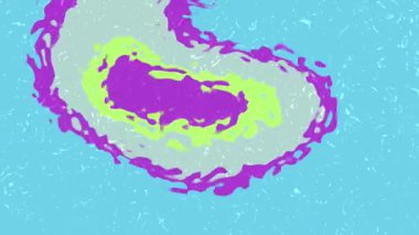 Arkaplan soyut, soyut sıvı sanat arka planı dinamik ve pürüzsüz bir döngüde akan canlı renkler, borsa telif hakkı olmayan video.