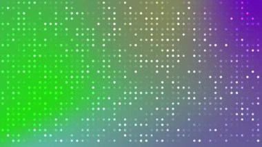 Arkaplan özeti, Soyut Dijital Noktalar Yeşil, Sarı ve Mor Gradyan Renklerle Arkaplan Animasyonu, Video Stoku kraliyet ailesi.