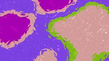 Soyut arkaplan, soyut renkli sıvı boya dalgalı ve dalgalı bir yüzey ile karışıp duruyor..