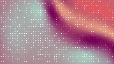 Arkaplan soyut, soyut animasyon arkaplan beyaz noktalar hareketli rengarenk bir yüzey üzerinde, telif hakkı olmayan stoklar.