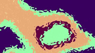 Arkaplan soyut, soyut sıvı resim çeşitli renkli şekil ve dokularla hareket halinde, Video Stok kraliyet ailesinden..