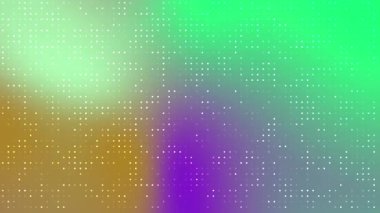 Özet, soyut renkli arka plan, beyaz noktalar, modern dijital sanat, hareketli grafikler, kusursuz döngü, telif hakkı olmayan hisse senedi.