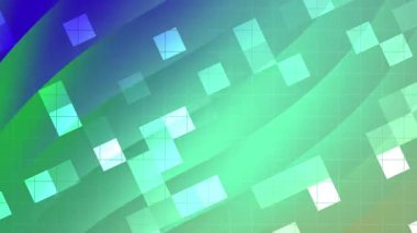 Twirls Blink Square soyutlamaları, geometrik şekilli soyut animasyon arkaplanı ve hareket halindeki gradyan renk şeması, telif hakkı olmayan hisse senedi.