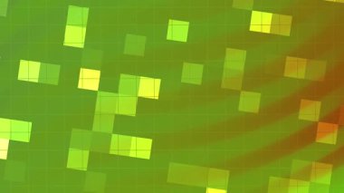 Twirls Blink Square, geometrik şekilli soyut animasyon arkaplanı ve canlı renk gradyan görüntüsü, Video Stoku kraliyet ailesi.