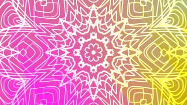 Soyut girdaplar Kaleydoskop A, soyut kaleydoskop animasyonu canlı renklerle büyüleyici bir dikişsiz döngü yaratıyor, Stok serbest telif hakkı.