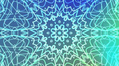 Soyut Dönen Kaleydoskop A, canlı neon çizgileri olan büyüleyici hareketli kaleydoskop ve artan bir arka plan efekti, serbest kraliyet hisse senedi.