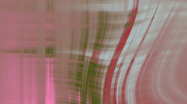 Pembe, yeşil ve beyaz renklere sahip soyut Twirl, soyut arkaplan akışkan bir hareket efekti yaratır..