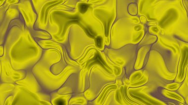 Soyut plastik, soyut akışkan sarı ve mor sıvı arka plan pürüzsüz, organik hareket, izole PNG
