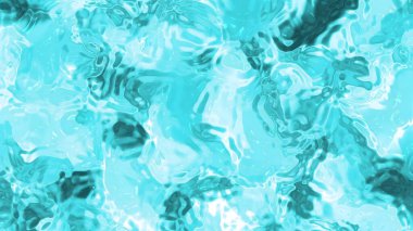 Soyut Plastik Su, soyut turkuaz sıvı yüzey, dalgalanan desenler ve parlayan gölgeler, hisse senedi telif hakkı olmayan PNG imajı.