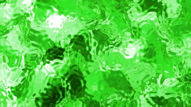 Soyut plastik su, dalgalanma etkisi olan soyut yeşil sıvı yüzey, kusursuz döngü arka plan animasyonu, kraliyet hisse senedi..