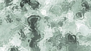 Soyut Plastik Su B, Yeşil Tonlu Soyut Sıvı Yüzey ve Arkaplan Yansıtıcı Işık Dalgaları, Stok kraliyet resmi.