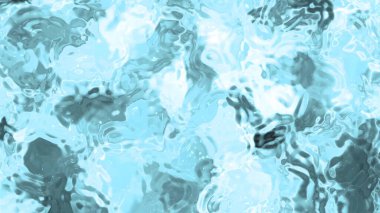 Soyut Plastik Su A, soyut akışkan sıvı yüzey canlı turkuaz renkte dalgalanan su etkisi, şeffaf PNG