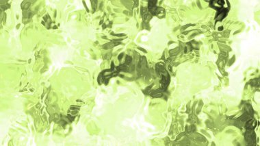 Soyut plastik su A, soyut sıvı yeşil animasyon akışkan doku ve parlak ışık yansımaları, serbest kraliyet hisse senedi..