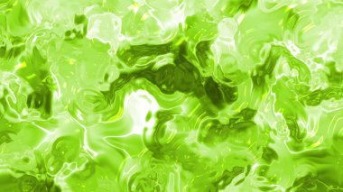 Abstracts Plastic Water A, Abstract green liquid motion background with flowing, rippling, and glossy texture effect,  isolated PNG