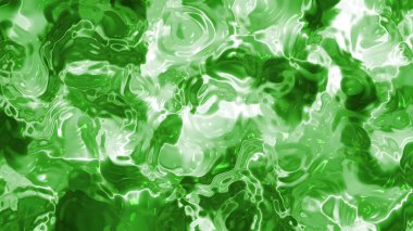 Abstracts Plastic Water A, Abstract Green Liquid Substance with Shiny Reflections Seamless Loop Background Animation,  royalty stock.
