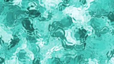 Soyut Plastik Su A, Soyut Turkuaz Su Yüzeyi Yansımalar ve Dalgalanmalarla Büyülüyor, PNG Hisseleri Serbest.
