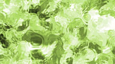 Soyut Plastik Su A, soyut akışkan yeşil sıvı arka plan parlak yansımalar ve parıldayan ışık efektleri, şeffaf PNG