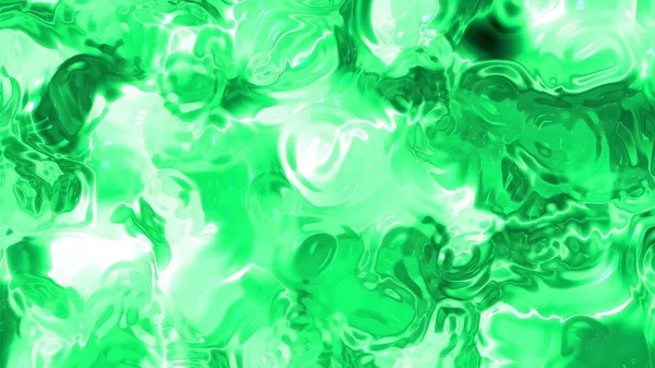 Abstracts Plastic Water A, Abstract Green Liquid Surface Seamless Loop with Bright Reflections and Fluid Motion,  Stock royalty image.