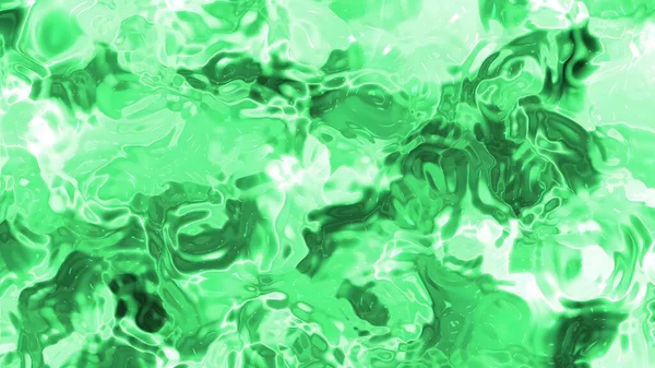Soyut Plastik Su A, Dinamik Yeşil Sıvı Soyut Arkaplan Dönen ve Sıvı Hareketli 4K Çözünürlük, beyaz arkaplan izole