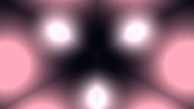 Cinematic Soft Pembe Işıldayan Küreler Farkındalık Yogası Meditasyonu ve Görsel Hayaller İçin Soyut Hareket Arkaplanı