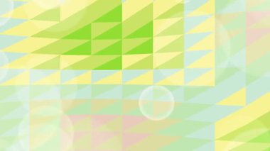 Parlak Sarı ve Yeşil Düşük Polimetrik Üçgen Mozaik Arkaplan Sunny Vibrant Yaz Enerjisi ve Çokgen Dokuları