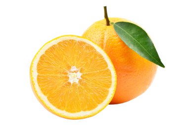 turuncu beyaz izole bir arkaplan