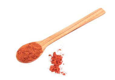 Beyaz izole arkaplanda kırmızı kırmızı biber