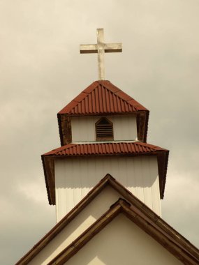 gökyüzü arka plan üzerinde Kilise