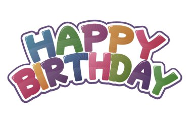 Renkli çok renkli bir yazı metninin vektör illüstrasyonuName