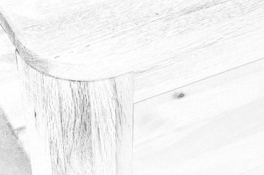 Tahta masa köşesi ve yüzey. Doğal ahşap yakın plan fotoğraf arkaplanı. Sağlam ahşap masa ve bacaklar. Eko mobilya üretimi, üretim kavramı