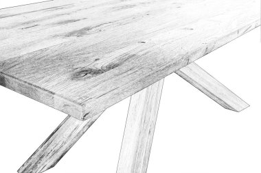 Tahta masa yüzeyi. Doğal ahşap mobilyalar yakın plan fotoğraf arkaplanı. Sağlam ahşap masa ve bacaklar. Eko mobilya üretimi, üretim